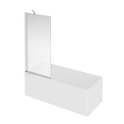 Фиксатор для стеклянной шторки Vetro/Ветро, 25 см, хром