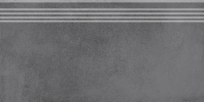 Ступень Мирабо серый темный обрезной 30x60x0,9 Ступень Мирабо серый темный обрезной 30x60x0,9