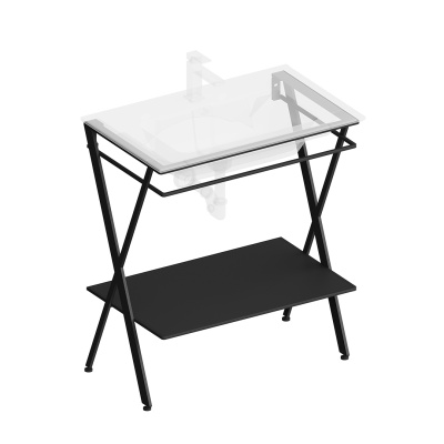 Металлическая структура PIANO Next напольная 75, черная матовая