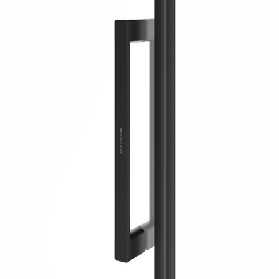 Душевая дверь Cristallo/Кристалло, раздвижная с функцией плавного открывания и закрывания, 120х210, матовый черный Душевая дверь Cristallo/Кристалло, раздвижная с функцией плавного открывания и закрывания, 120х210, матовый черный
