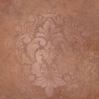 Хадду красный матовый декорированный 40,2x40,2x0,8