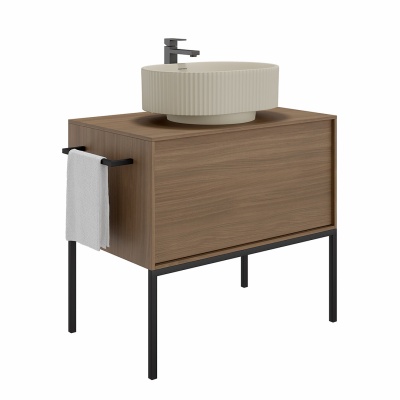 Держатель для полотенца ATOLLO, черный матовый Держатель для полотенца ATOLLO, черный матовый