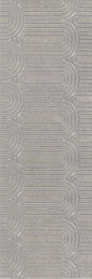 Декор Безана серый матовый обрезной 25x75x0,9 Декор Безана серый матовый обрезной 25x75x0,9