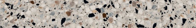 Плинтус Бричиола белый матовый обрезной 60x9,5x0,9