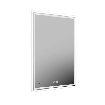 Зеркало Tecno/Текно c LED 60 с подсветкой, с функцией антизапотевание, белое глянцевое Зеркало Tecno/Текно c LED 60 с подсветкой, с функцией антизапотевание, белое глянцевое