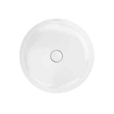 Раковина Safi/Сафи накладная 46 с крепежом, белая глянцевая Раковина Safi/Сафи накладная 46 с крепежом, белая глянцевая