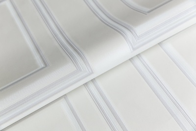 Обои виниловые Буазери мотив, белый