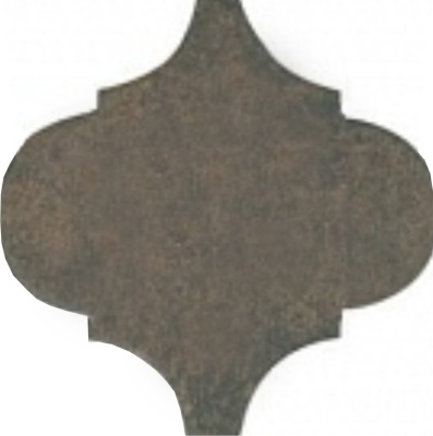 Арабески котто коричневый матовый 26x30x0,7