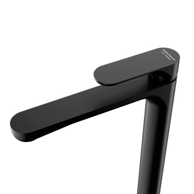 Смеситель для раковины Ole/Оле однорычажный высокий без донного клапана, матовый черный Смеситель для раковины Ole/Оле однорычажный высокий без донного клапана, матовый черный