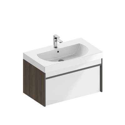 Тумба Modula/Модула подвесная 80 с ящиком 1+1, арабика Тумба Modula/Модула подвесная 80 с ящиком 1+1, арабика