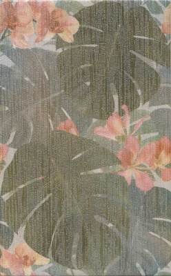 Керамический декор 25x40x0,8 Пальмовый лес матовый Керамический декор 25x40x0,8 Пальмовый лес матовый