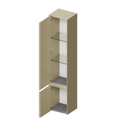 Пенал Cubo/Кубо подвесной левый 165, лимо матовый