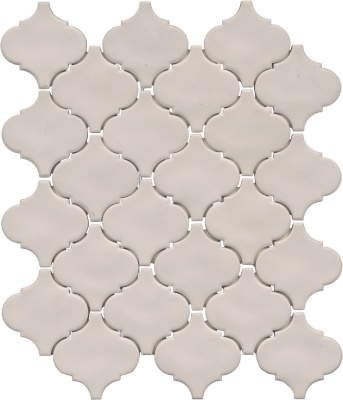 Арабески Марокко серый светлый матовый 26x30x0,7