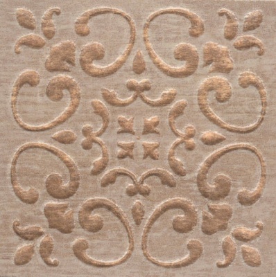 Вставка Браш Вуд бежевый 9,9x9,9x0,8 Вставка Браш Вуд бежевый 9,9x9,9x0,8