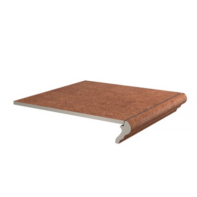 Ступень фронтальная Аллея кирпичный 30x30x0,8