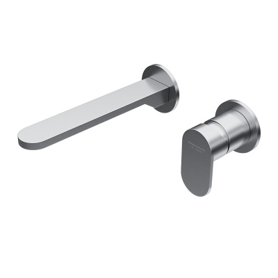 Смеситель для раковины Siara/Сиара настенный, с внутренней частью, нержавеющая сталь Смеситель для раковины Siara/Сиара настенный, с внутренней частью, нержавеющая сталь