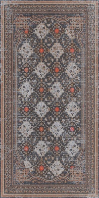 Классика коричневый декорированный обрезной 119,5x238,5x1,1