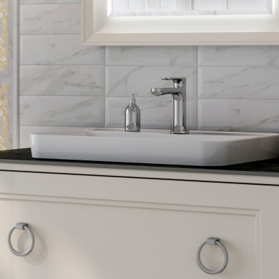 Смеситель для раковины Ole/Оле однорычажный без донного клапана 3/8, хром глянец Смеситель для раковины Ole/Оле однорычажный без донного клапана 3/8, хром глянец