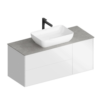 Тумба Plaza Modern/Плаза Модерн подвесная 120 белый 3 ящика Тумба Plaza Modern/Плаза Модерн подвесная 120 белый 3 ящика