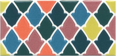 Декор Алькасар глянцевый 7,4x15x0,69