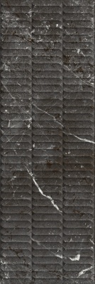 Тубкаль чёрный глянцевый структура обрезной 30x89,5x1,05