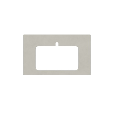 Столешница для полувстраиваемых раковин Про Чементо 80, серый светлый натуральный