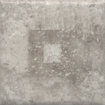 Декор Спартель 3 серый матовый 9,8x9,8x0,7