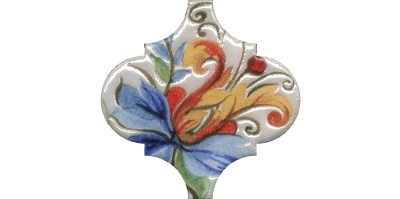 Декор Арабески Тоскана 4 глянцевый 6,5x6,5x0,7