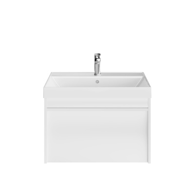 Тумба Modula/Модула подвесная 70 с ящиком 1+1, белая глянцевая Тумба Modula/Модула подвесная 70 с ящиком 1+1, белая глянцевая