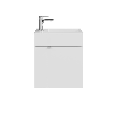 Тумба Lato/Лато подвесная 50 с дверцей, белый глянцевый Тумба Lato/Лато подвесная 50 с дверцей, белый глянцевый