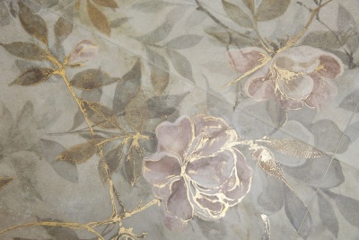 Панно Магнолия 1 матовый 60x120x0,9 из 4 частей (30х60)