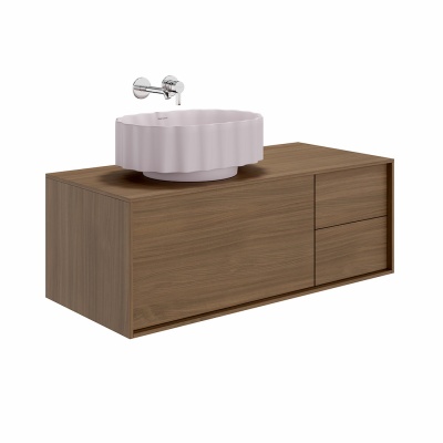 Раковина ARTBASIN Conchiglia/АртБейзин Конкилья накладная 50, мальва матовая