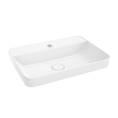 Раковина Plaza/Плаза встраиваемая сверху 55, белая глянцевая Раковина Plaza/Плаза встраиваемая сверху 55, белая глянцевая