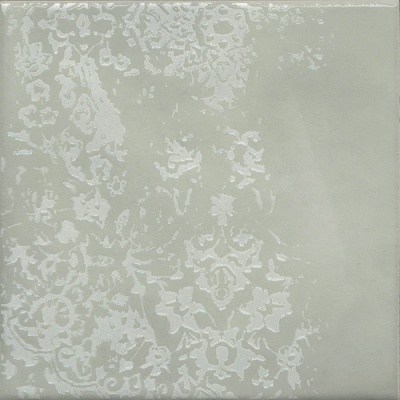 Декор Адриатика 2 зелёный глянцевый 20x20x0,69