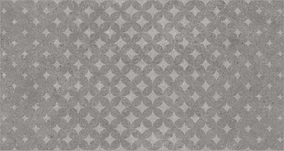 Декор Фондамента серый орнамент 60x119,5x0,9