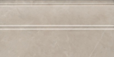 Плинтус Версаль бежевый глянцевый обрезной 30x15x1,7