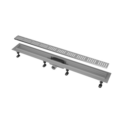 Душевой лоток смарт с перфорированной решеткой, 85 см