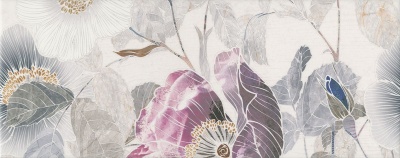 Керамическое панно 60x50x0,8 Линьяно Цветы матовый (из 3 ч. разм. 20x50) Керамическое панно 60x50x0,8 Линьяно Цветы матовый (из 3 ч. разм. 20x50)