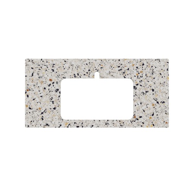 Столешница для полувстраиваемых раковин Бричиола 100, белый натуральный