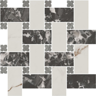 Декор Риальто 3 наборный матовый 43,5x43,5x0,9