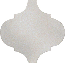 Арабески Майолика серый светлый глянцевый 26x30x0,7