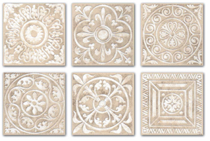 Вставка Сонет бежевый 4,7x4,7x0,8