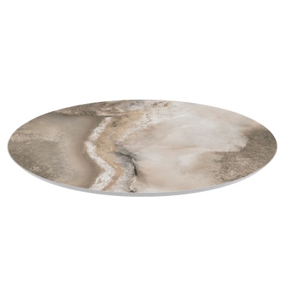 Круглая полка CONO из керамогранита Ониче, бежевая (спец. изделие декоративное)