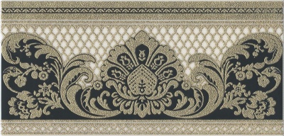 Керамический бордюр 30x14,5x0,9 Даниэли чёрный глянцевый обрезной Керамический бордюр 30x14,5x0,9 Даниэли чёрный глянцевый обрезной