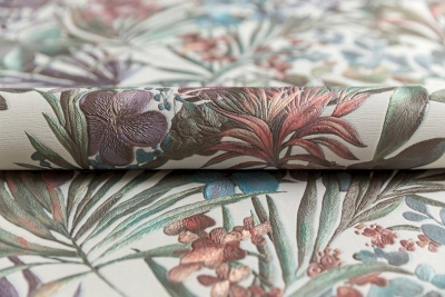 Обои виниловые Джангл мотив, светлый цветной