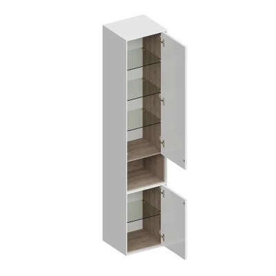 Пенал PLAZA Modern подвесной 170, белый глянцевый
