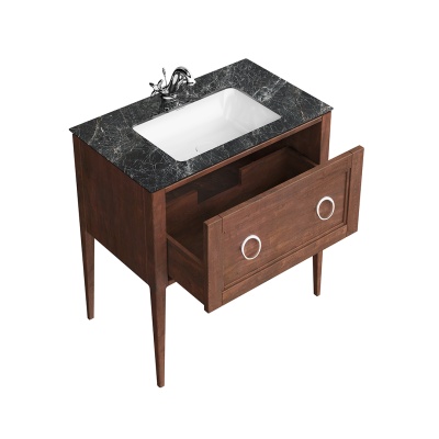 Тумба PLAZA Classic напольная с ящиком 80, орех Тумба PLAZA Classic напольная с ящиком 80, орех