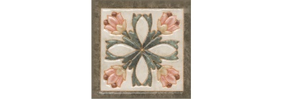 Вставка Лирия лаппатированный обрезной 8x8x0,8