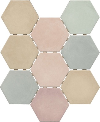 Патакона микс матовый из 9 частей 12x10,4x0,7