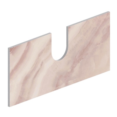 Задняя стенка CONO из керамогранита Ониче, розовая (спец. изделие декоративное) Задняя стенка CONO из керамогранита Ониче, розовая (спец. изделие декоративное)